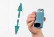 Using an inhaler with mask step 2