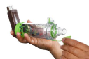 Using an inhaler with mouthpiece step 3