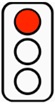 Red traffic light